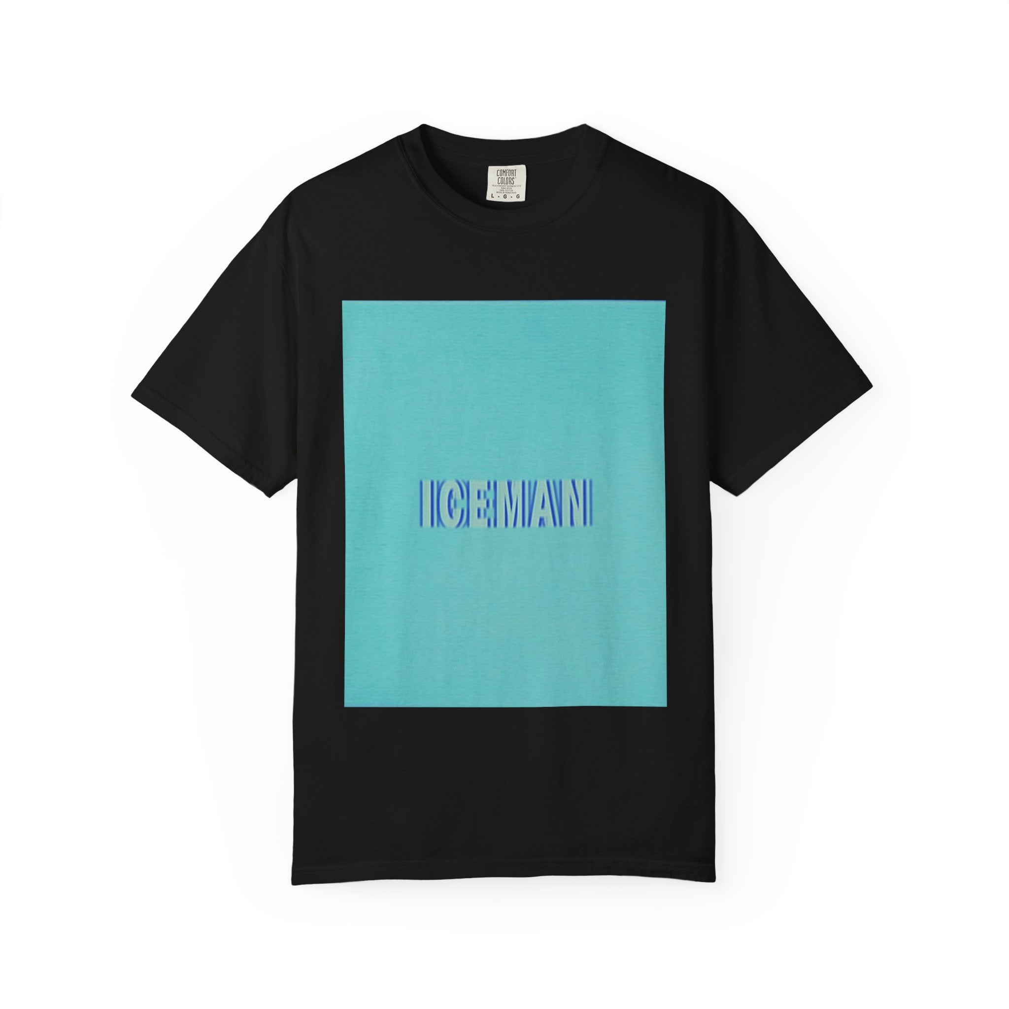 Iceman Graphic T-Shirt — Retro Blue Gradient Tee