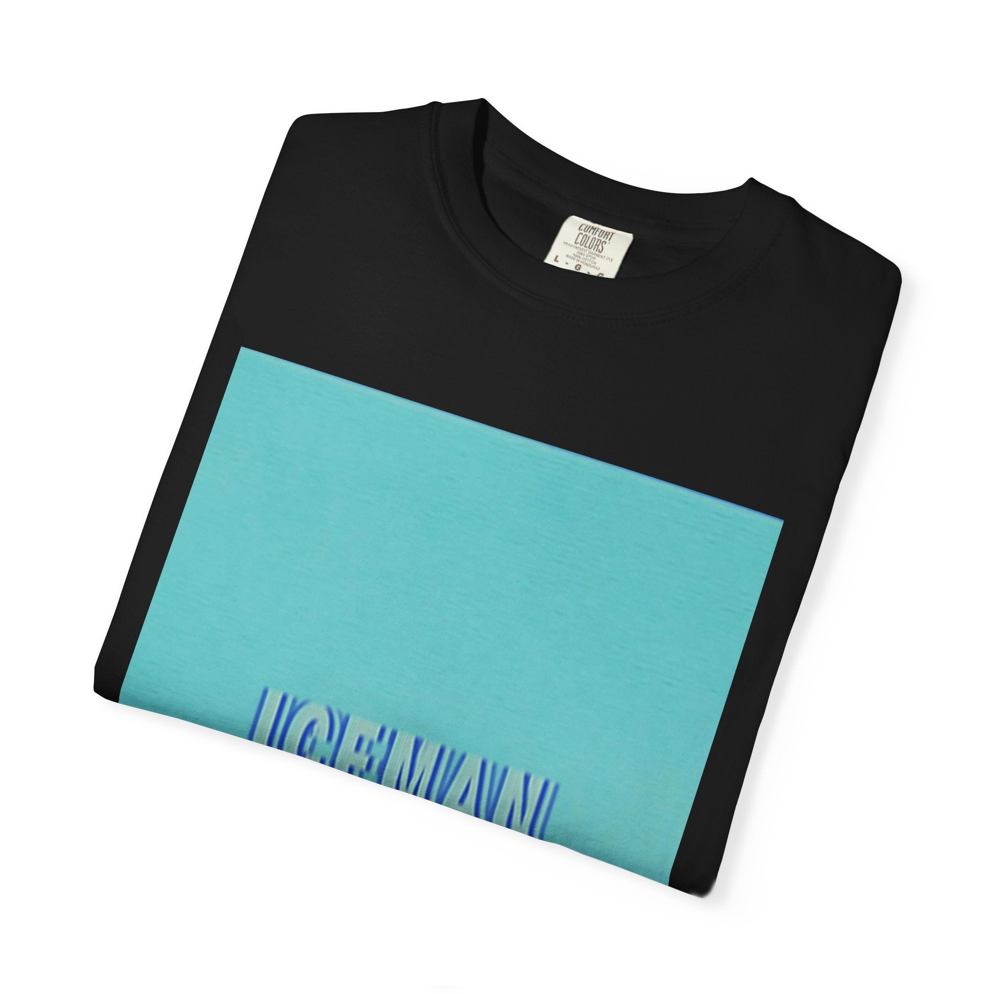 Iceman Graphic T-Shirt — Retro Blue Gradient Tee