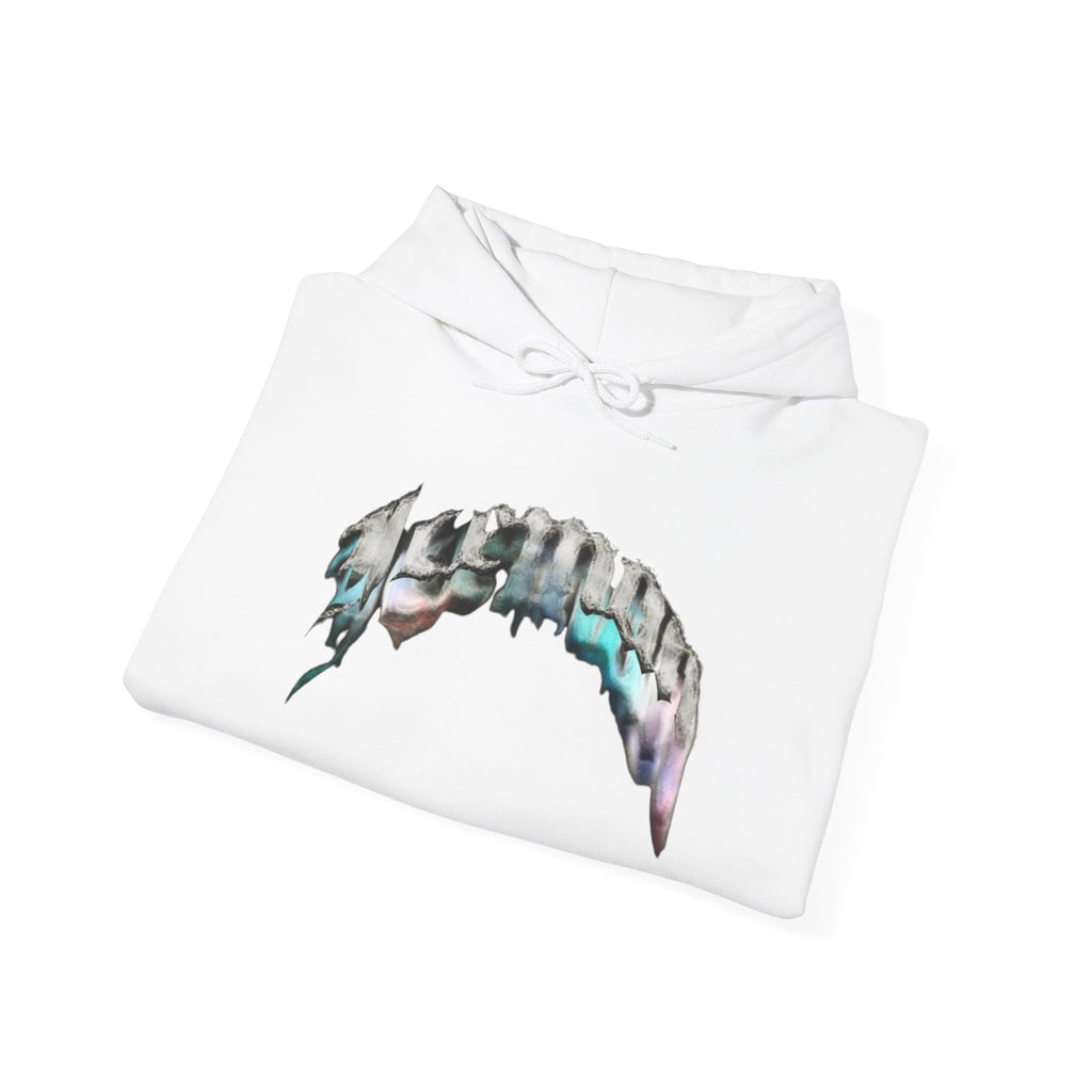 Hoodie — Iridescent Abstract Arch Graphic Pullover