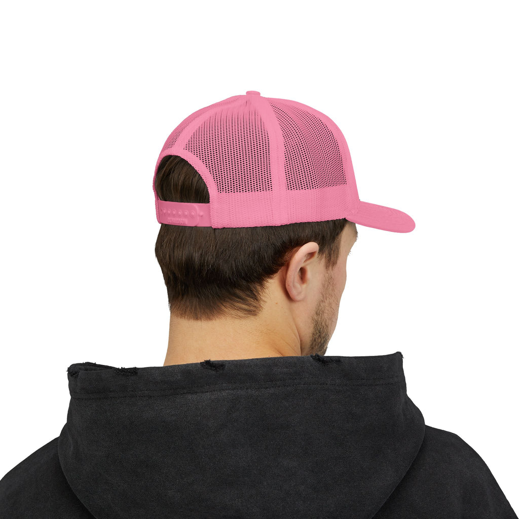 Iceman Snapback Trucker Cap — Retro Sequin Patch Logo Hat