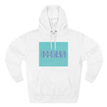 Iceman Hoodie — Retro Aqua 3-Panel Graphic Fleece Pullover