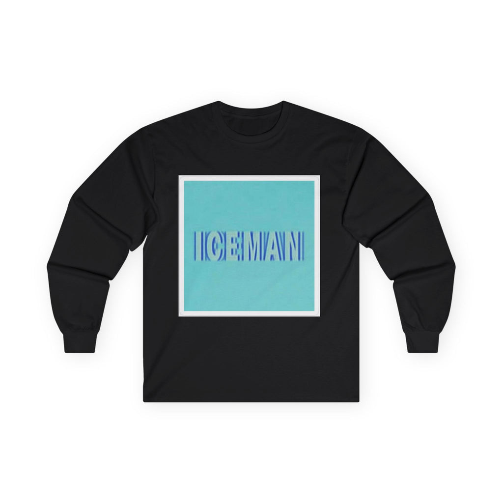 Iceman Long Sleeve Tee — Retro Aqua Graphic Tee