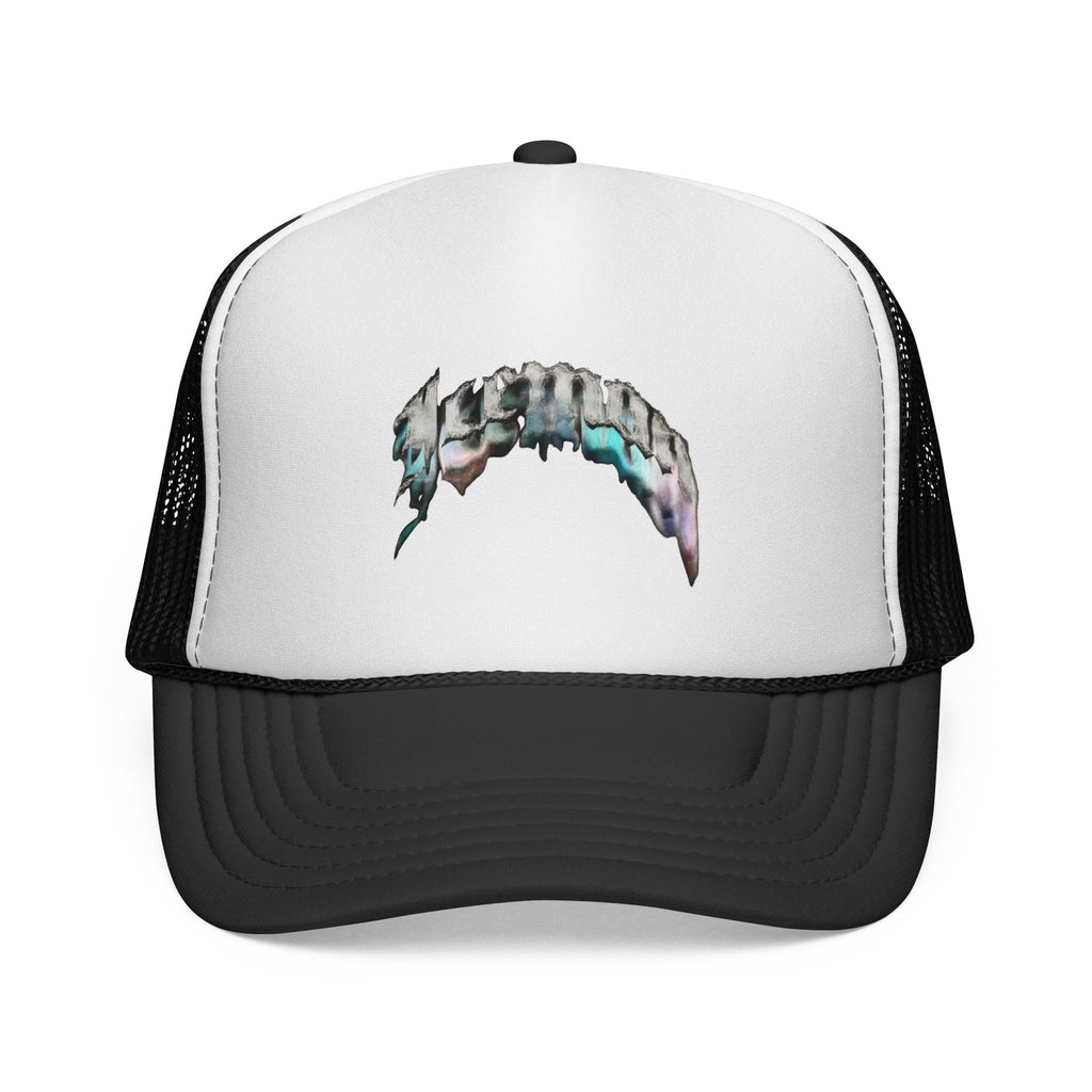 Abstract Watercolor Wave Trucker Cap