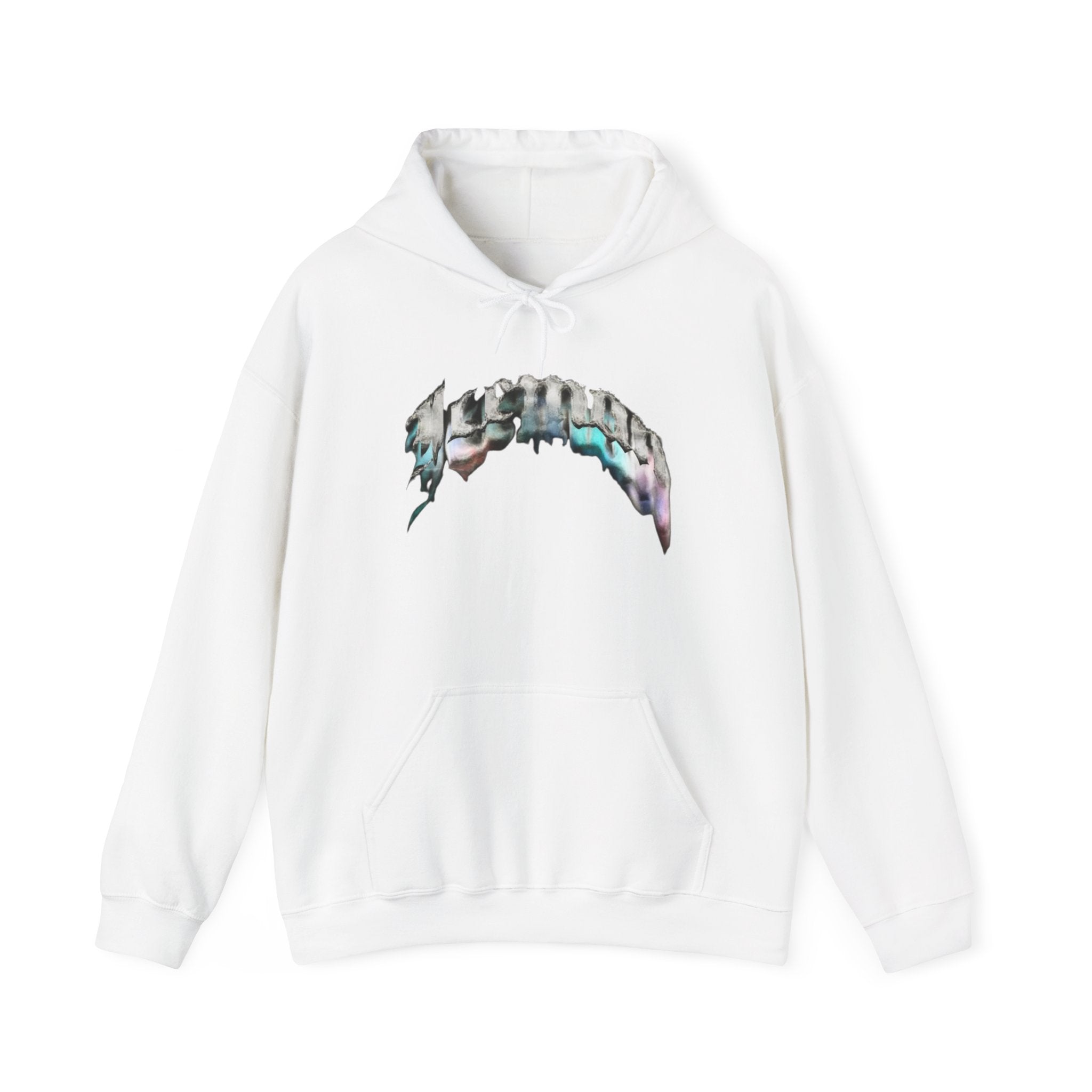 Hoodie — Iridescent Abstract Arch Graphic Pullover
